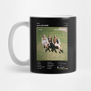 HAIM - Days Are Gone Tracklist Album Mug